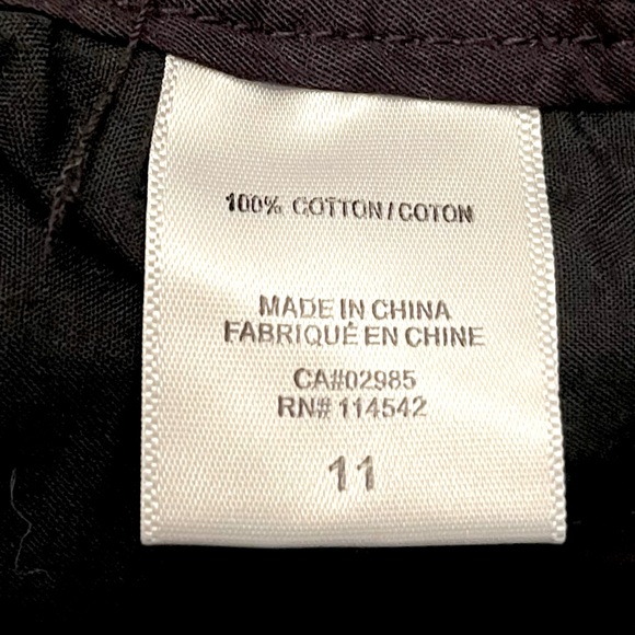 #Summer50-NWOT~Dollhouse~Black Shorts~Size 11~Cotton - Picture 6 of 7